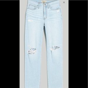 Madewell Slouchy Boyjean in Wrightlane Wash